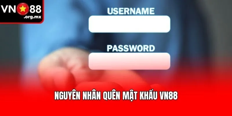Nguyên nhân quên mật khẩu VN88